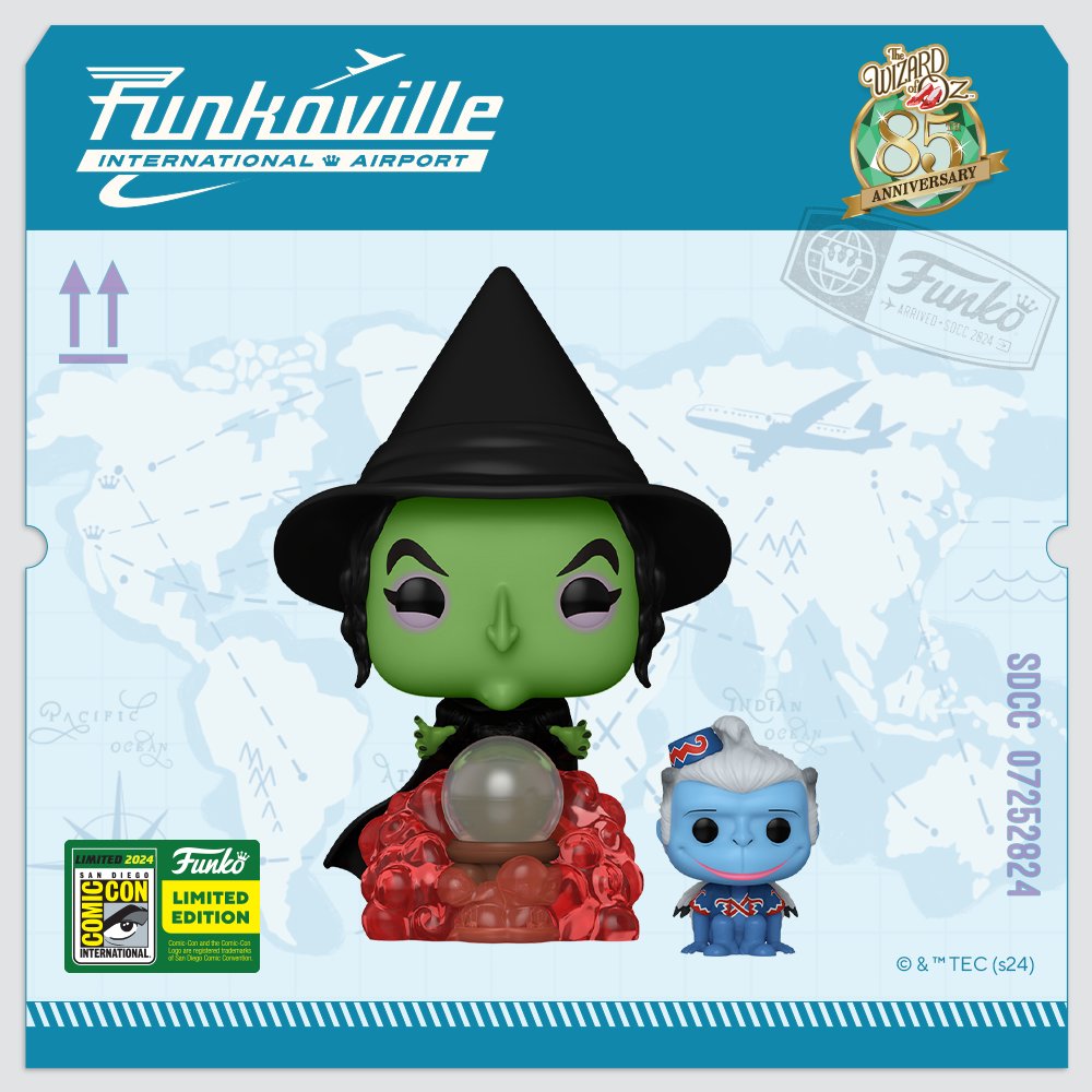 FUNKO 2024 Summer Convention Limited Edition- Wicked Witch with Winged Monkey