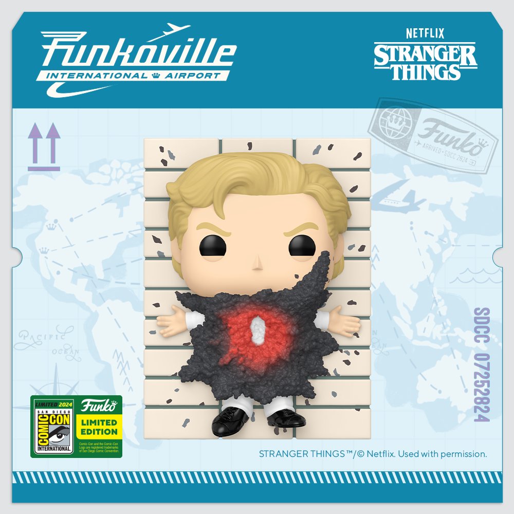 FUNKO 2024 Summer Convention Limited Edition- STRANGER THINGS - 001 (VAPORIZING)