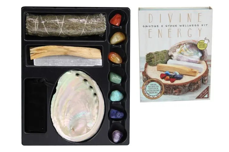 Palo Santo Smudge & Wellness Kit Divine Energy 12pce Gift Box
