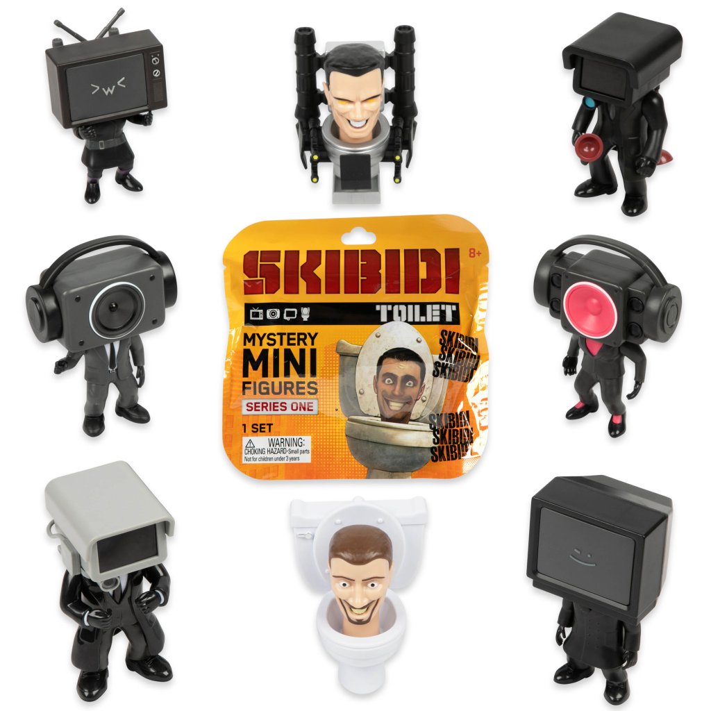 Skibidi Toilet Mini Mystery Figures -Series 1 (Assorted)