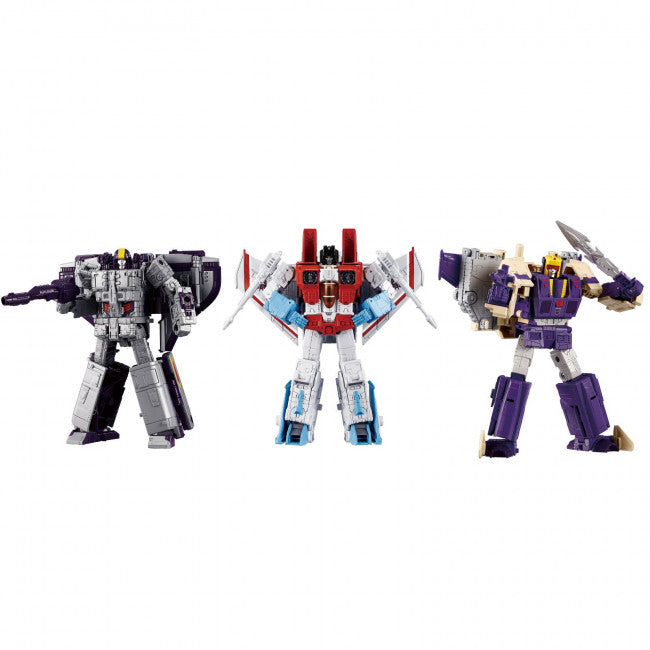Transformers Takara Tomy: Dramatic Capture Series Triple Takeover