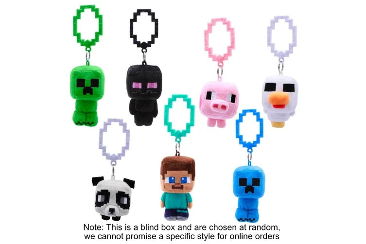 Minecraft Plush Backpack Hangers Blind Box