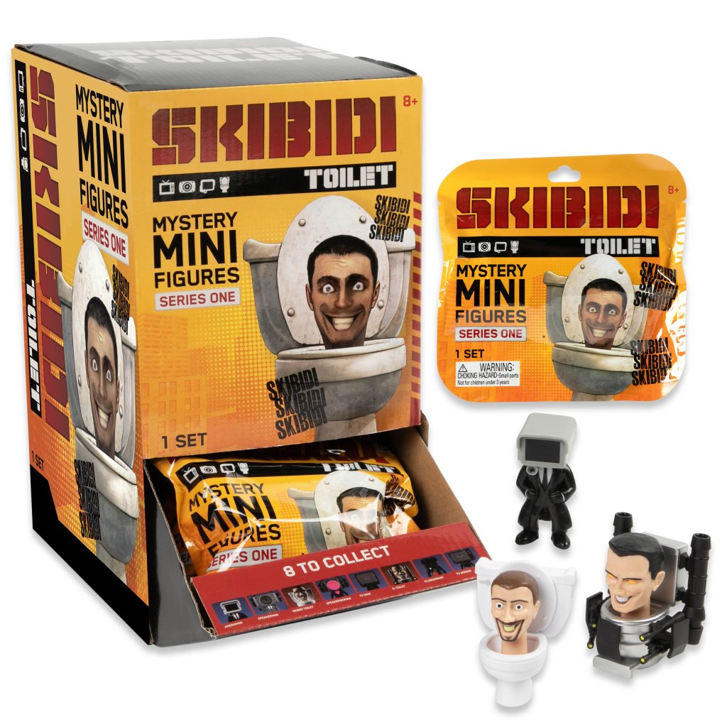 Skibidi Toilet Mini Mystery Figures -Series 1 (Assorted)