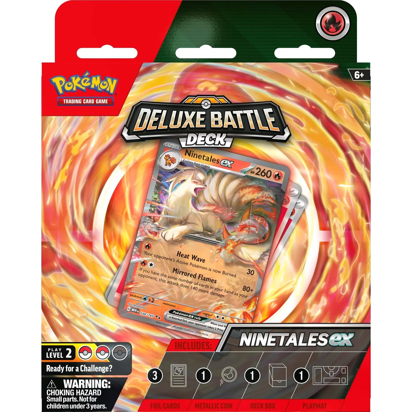 Pokemon TCG Deluxe Battle Deck (Ninetales ex OR Zapdos ex)