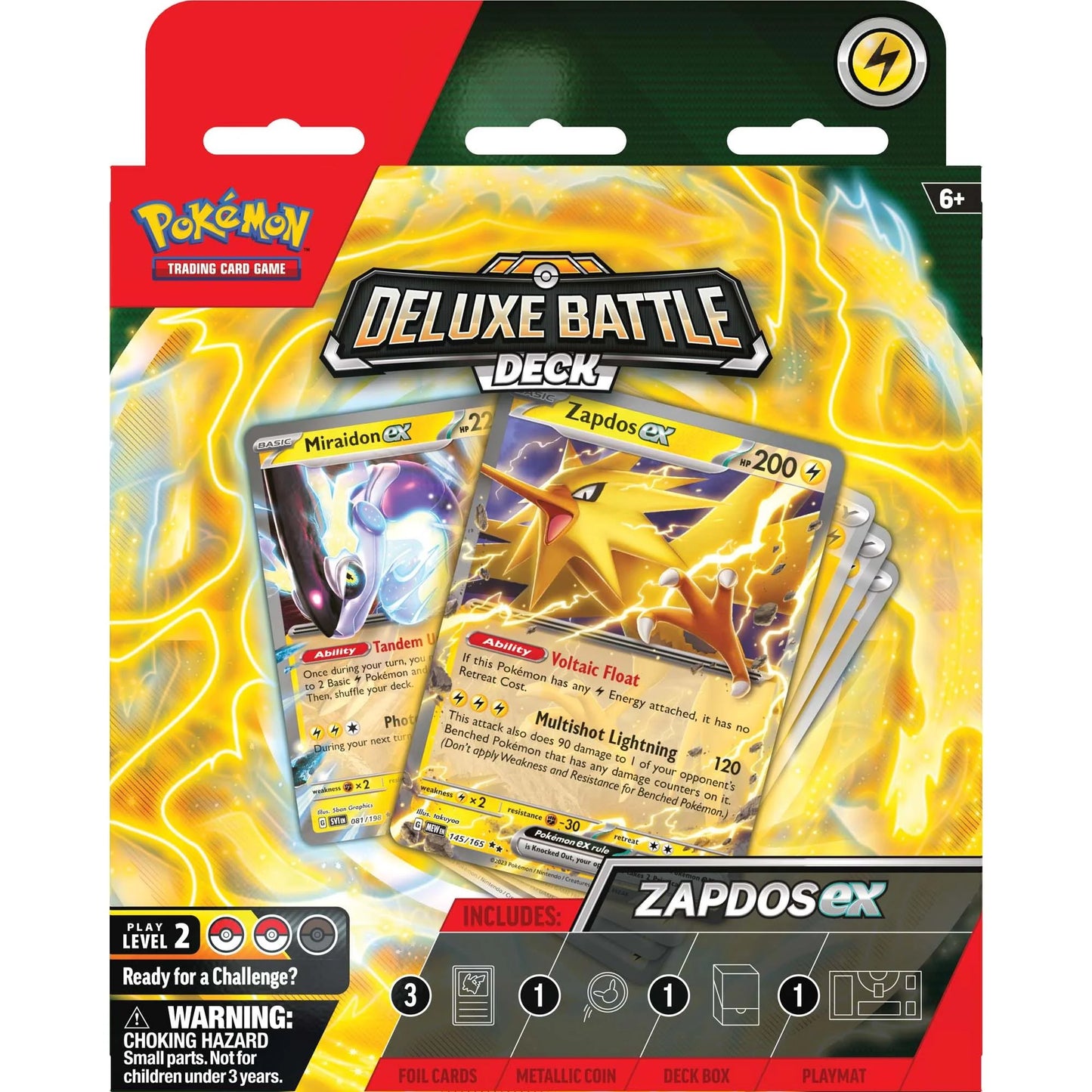 Pokemon TCG Deluxe Battle Deck (Ninetales ex OR Zapdos ex)
