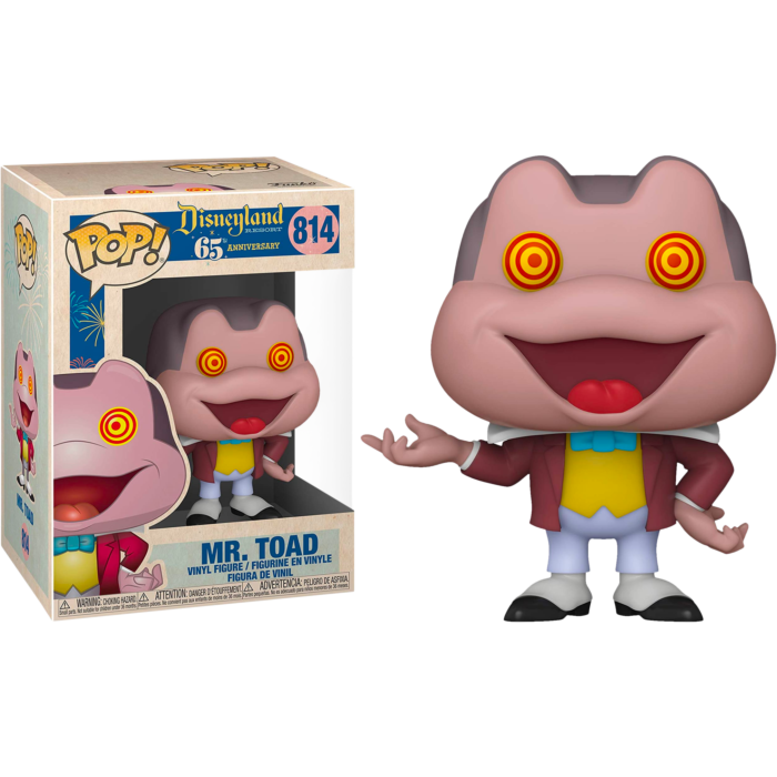 The Adventures of Ichabod and Mr. Toad - Mr. Toad with Spinning Eyes Disneyland 65th Anniversary Pop! Vinyl Figure