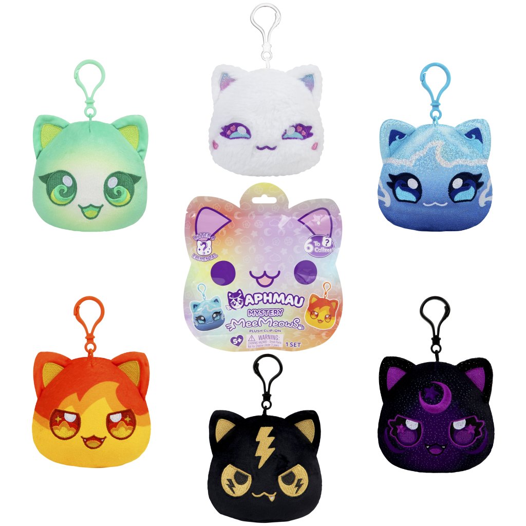 Aphmau Mystery MeeMeow Catface Plush Clip-Ons - Series 4 Assortment