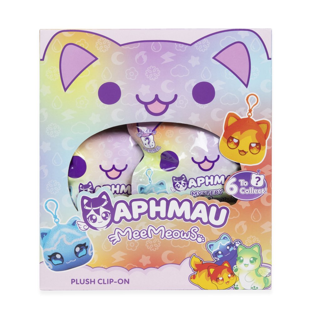 Aphmau Mystery MeeMeow Catface Plush Clip-Ons - Series 4 Assortment
