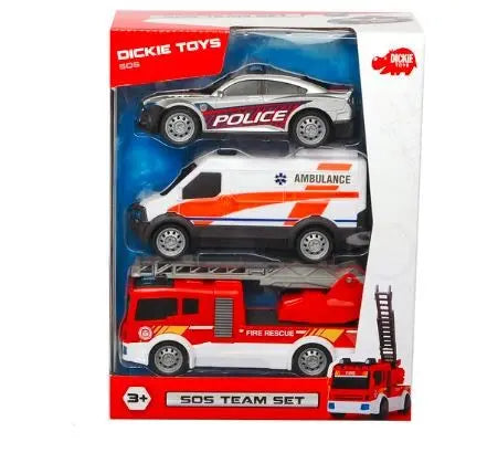 Emergency vehicles SOS 3 pack