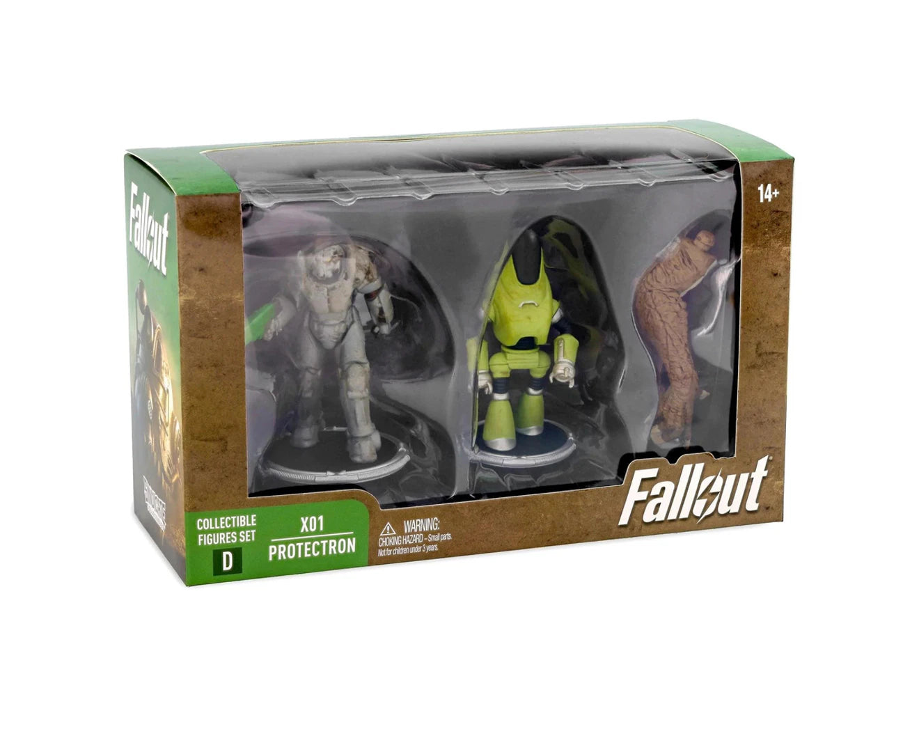 Fallout X01 and Protectron 3 inch Collectable Figures Set (D)
