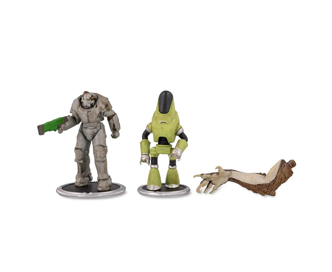 Fallout X01 and Protectron 3 inch Collectable Figures Set (D)