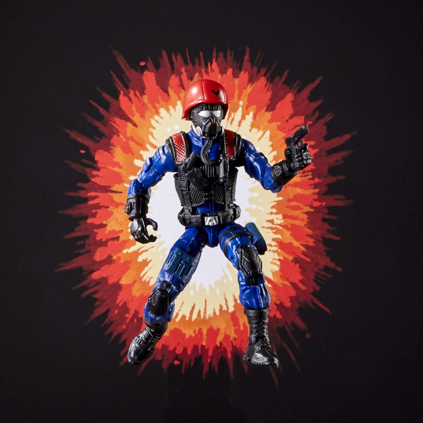 Bounded G.I. Joe Retro Collection Cobra F.A.N.G Toy Vehicle 3.75" Cobra Pilot Figure