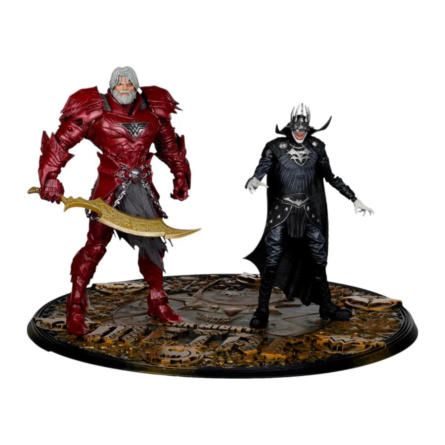 DC Comics - Batman Who Laughs #4 (Knight Armor) & The Merciless (Dark Multiverse) 2-Pack