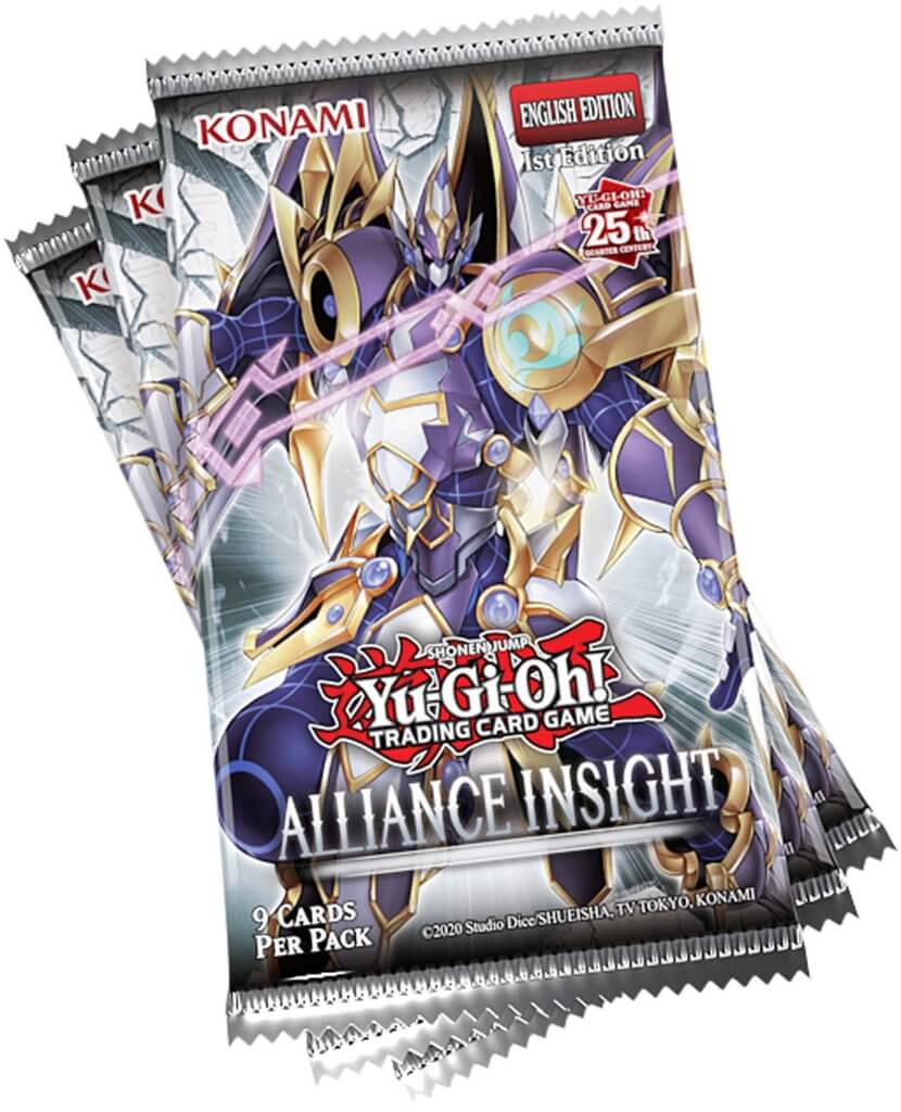 YU-GI-OH! TCG Alliance Insight 9 x card Booster