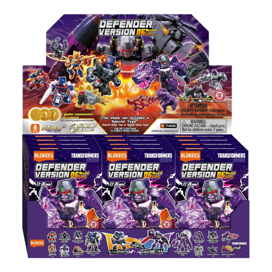 Transformers - Defender Series 6 Brutal Fang Blind Box Assortment