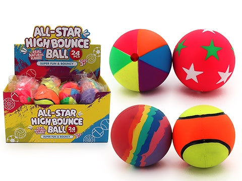 SOLID RUBBER BALLS - ASSORTED STYLES