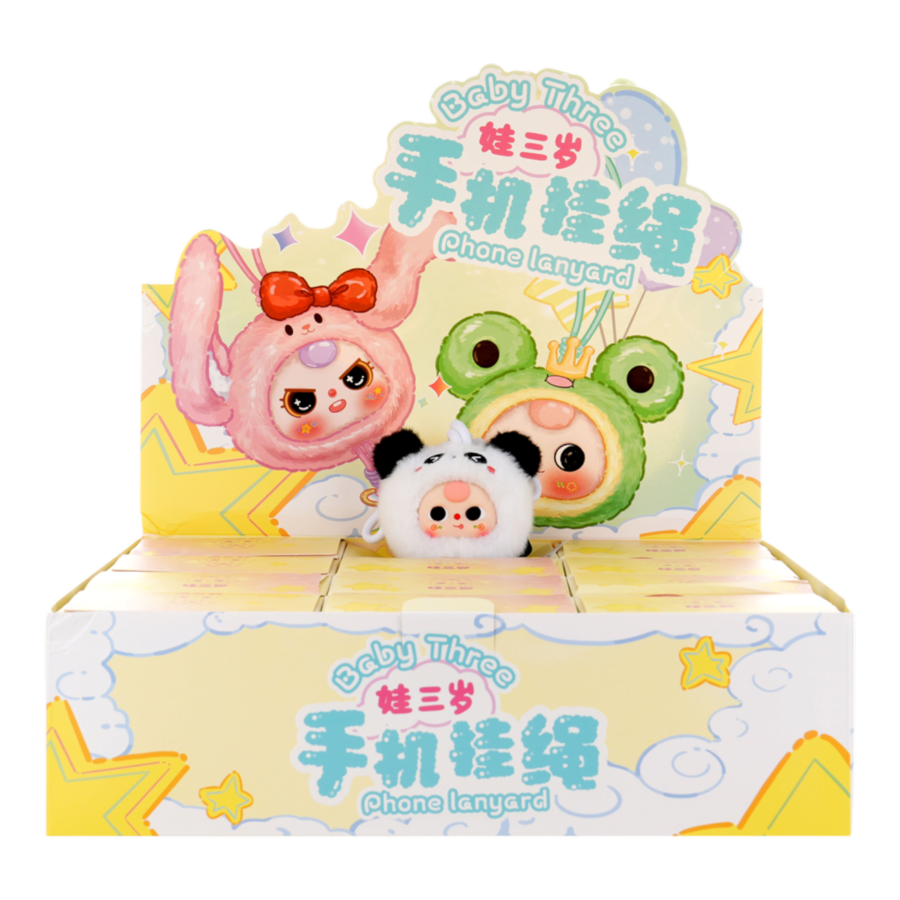 Baby Three - Phone Strap Plush Blind Box Assortment