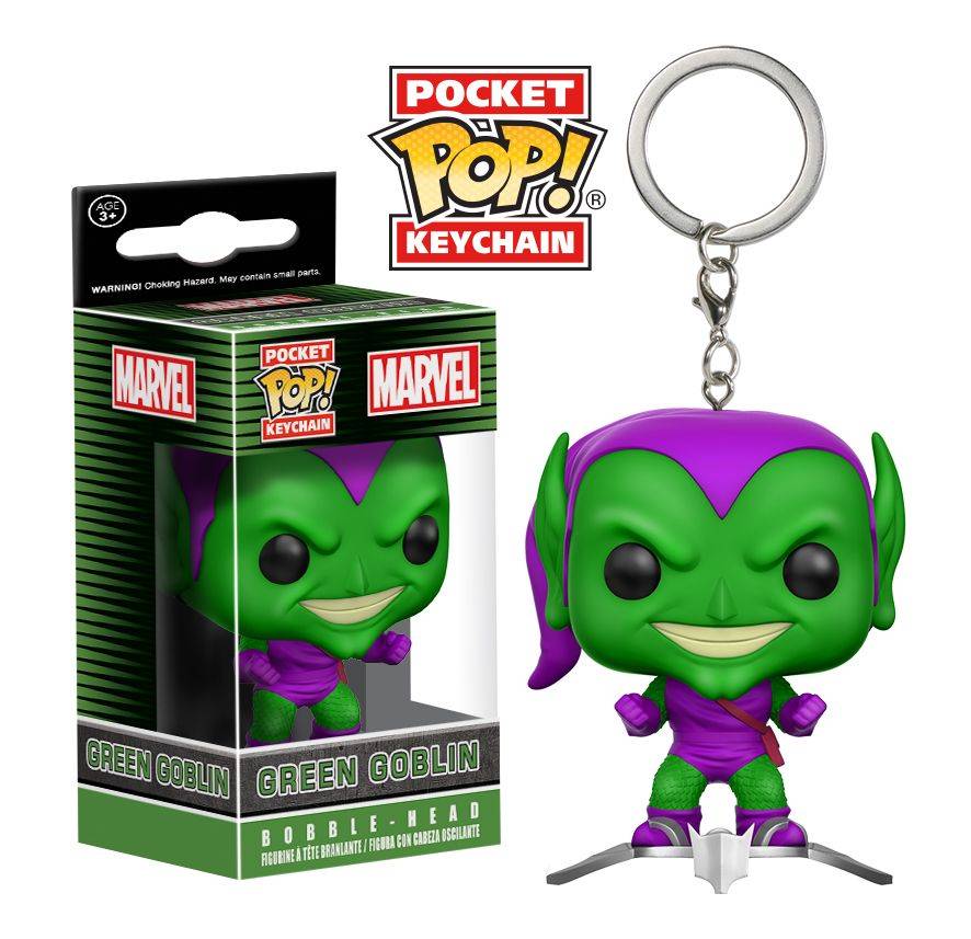 Marvel Comics - Green Goblin on Glider US Exclusive Pocket Pop! Keychain