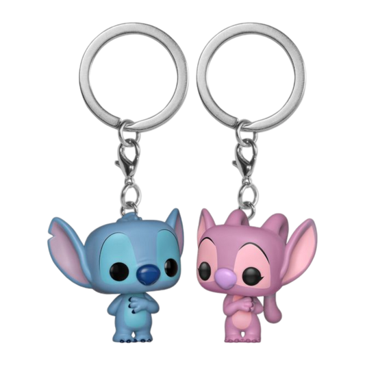Lilo & Stitch - Stitch & Angel Pocket Pop! Keychain 2-pack