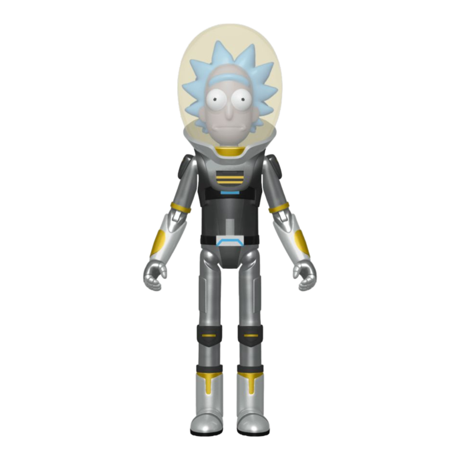 Rick and Morty - Space Suit Rick Metallic US Exclusive Action Figure