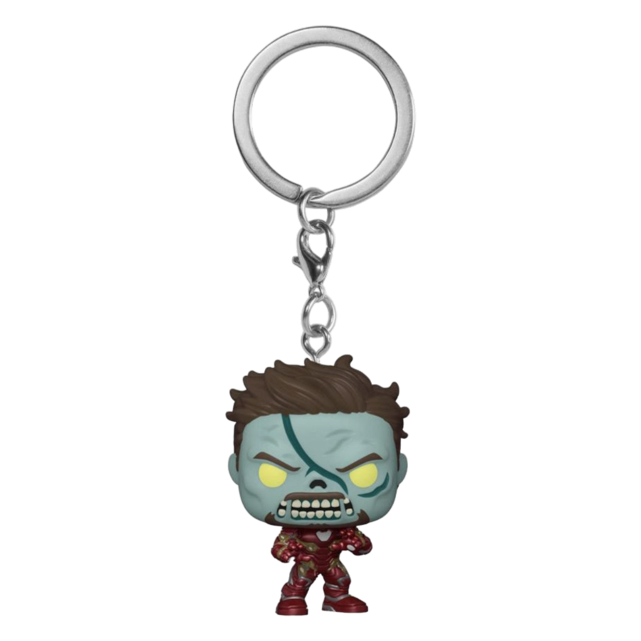 What If - Zombie Iron Man Pocket Pop! Keychain