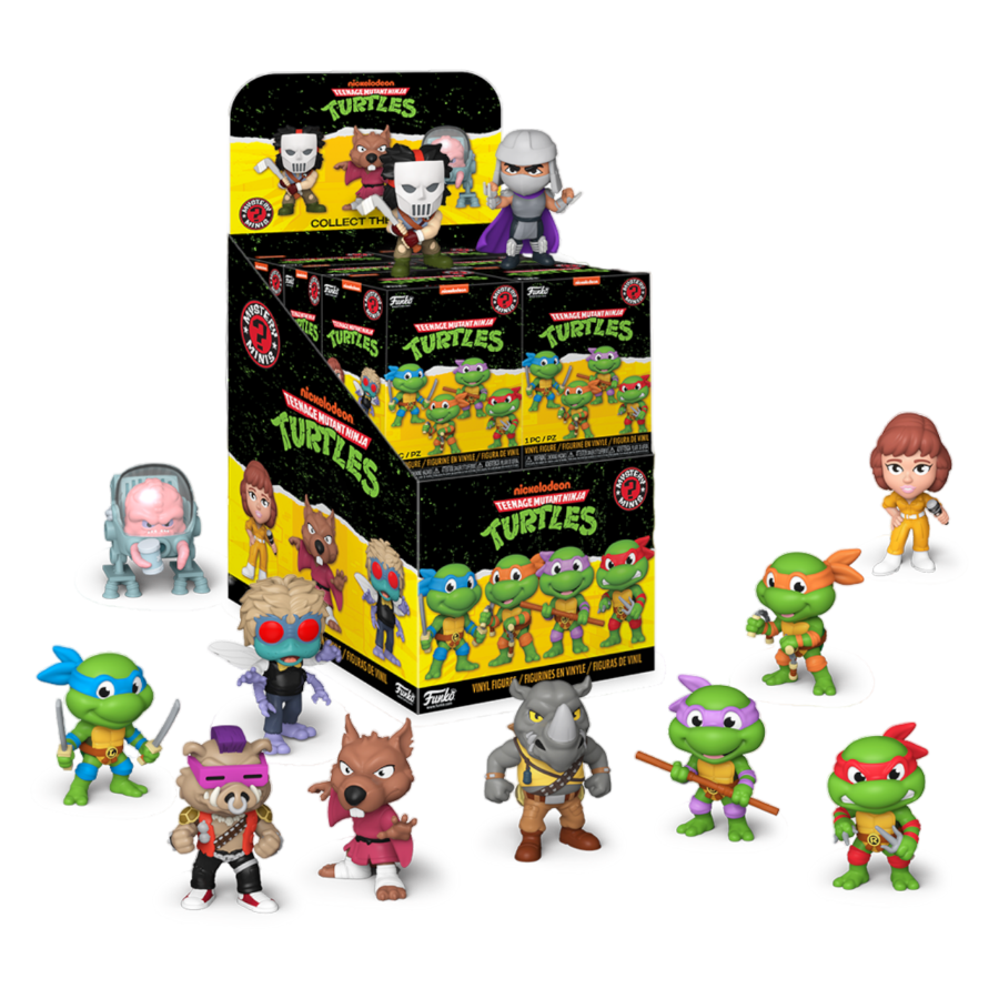 Teenage Mutant Ninja Turtles (TV 1987) - Mystery Minis 12ct CDU Assorted