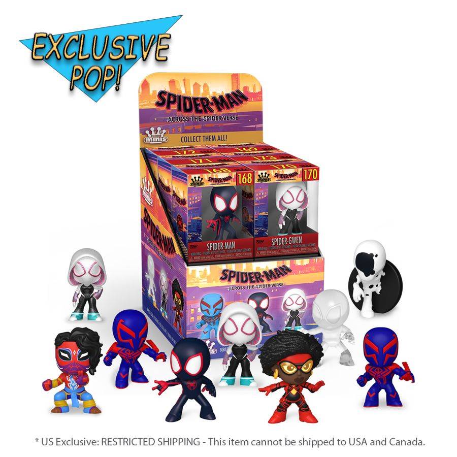 Spider-Man: Across the Spider-Verse - US Exclusive Mini Vinyl Figures (12ct) [RS Assorted