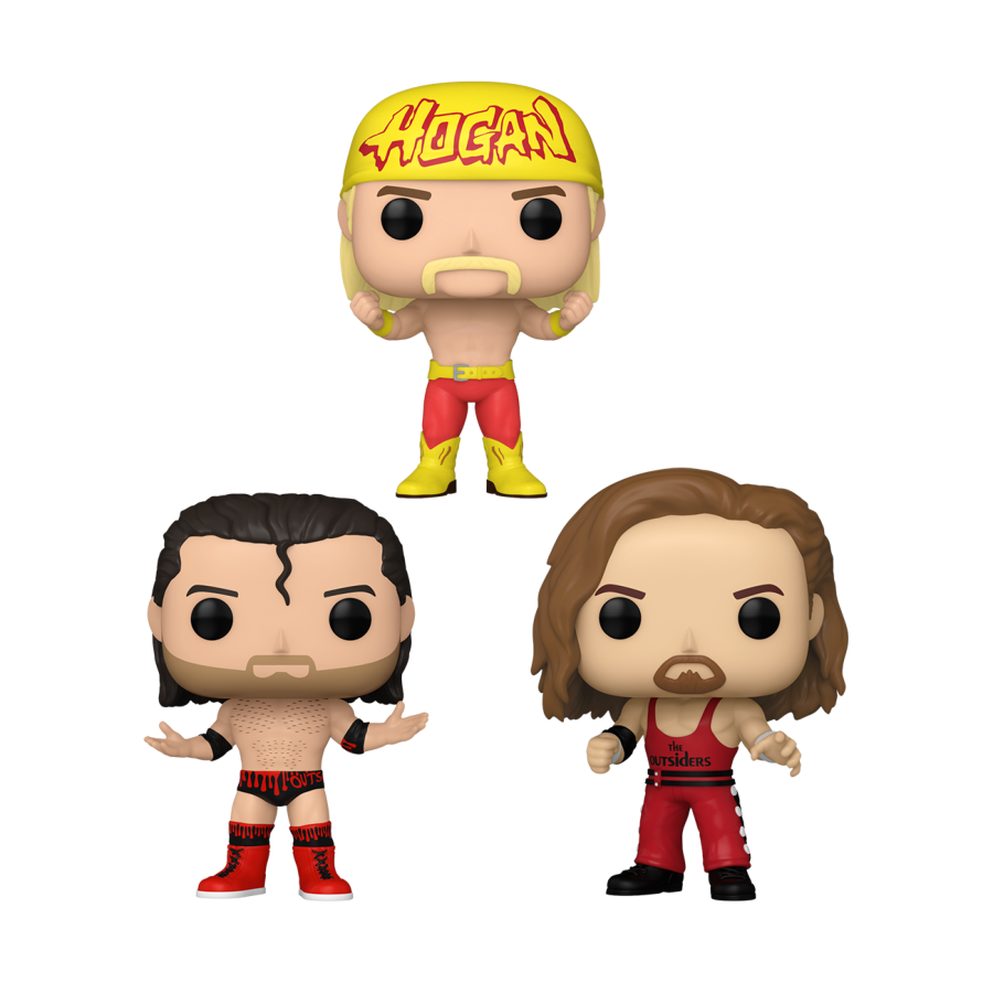 WWE - Hulk Hogan & The Outsiders Pop! 3-Pack