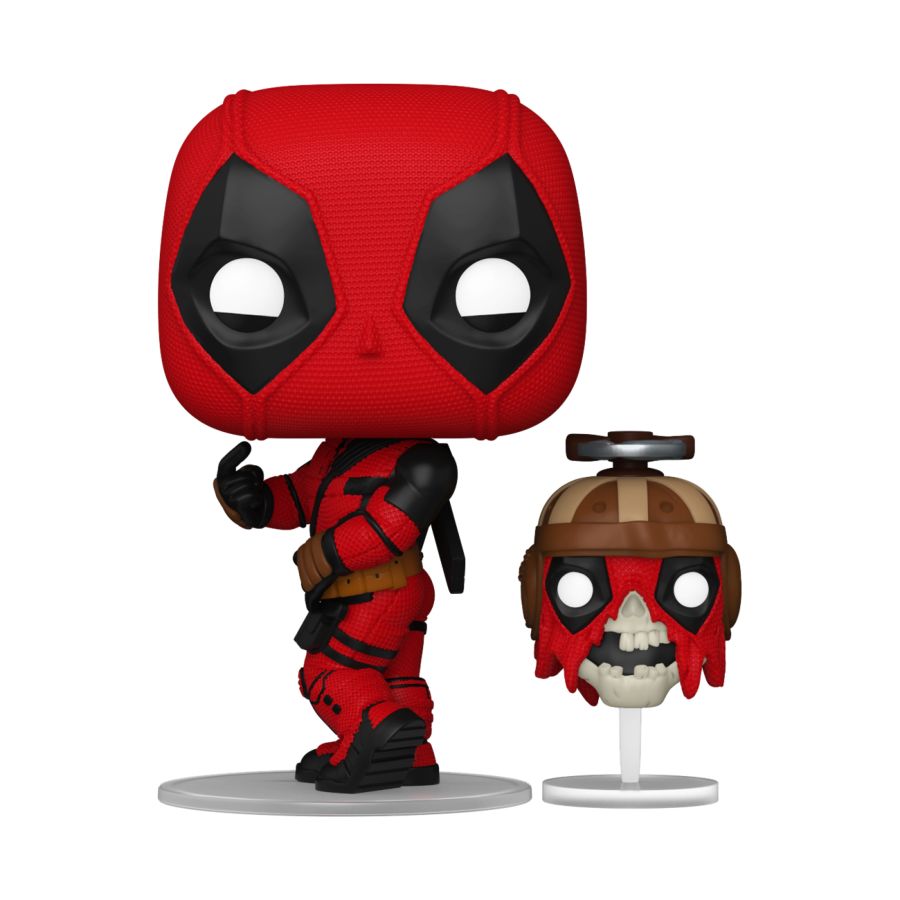 Deadpool & Wolverine – Deadpool with Headpool Pop! Vinyl
