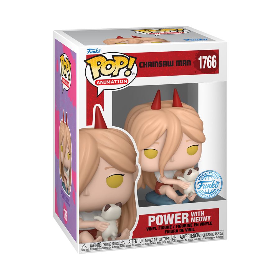Chainsaw Man - Power with Meowy US Exclusive Pop!