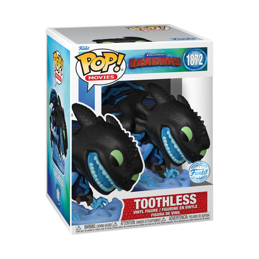 HTTYD - Toothless with Lightning US Exclusive Pop! Vinyl Premium