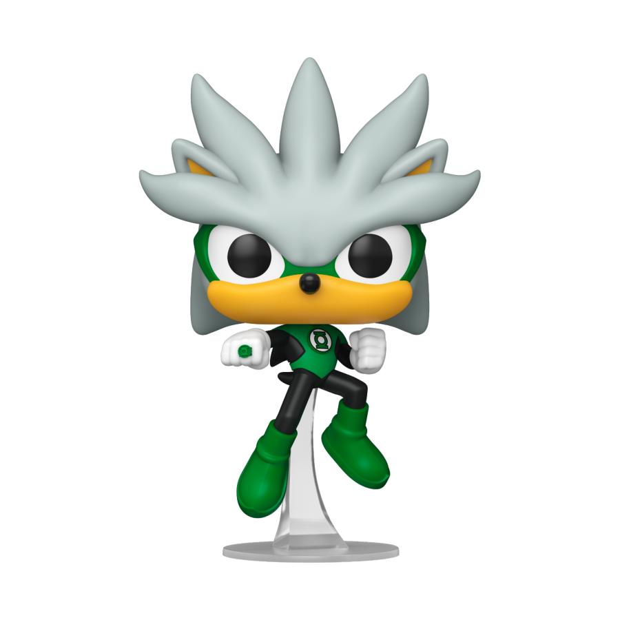 Justice League X Sonic the Hedgehog - Silver as Green Lantern Pop! Vinyl