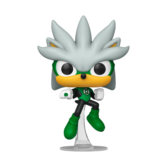 Justice League X Sonic the Hedgehog - Silver as Green Lantern Pop! Vinyl