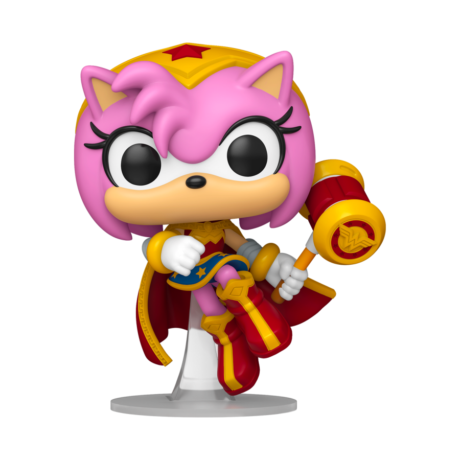 Justice League X Sonic the Hedgehog - Amy Rose as Wonder Woman Pop! Vinyl