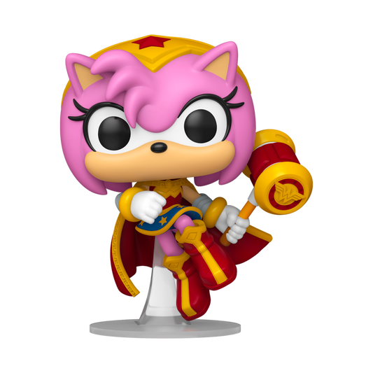 Justice League X Sonic the Hedgehog - Amy Rose as Wonder Woman Pop! Vinyl