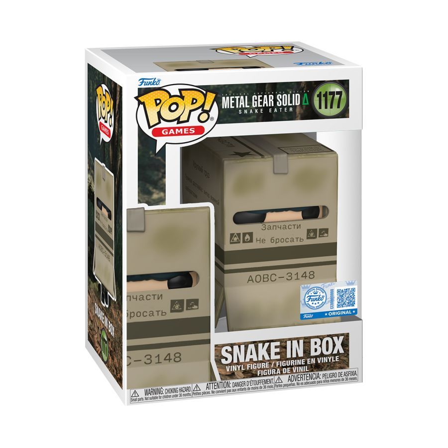 Metal Gear Solid 3: Snake Eater – Snake in Box Pop! Vinyl