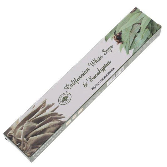 GREEN TREE CALIFORNIA WHITE SAGE & EUCALYPTUS 15GMS