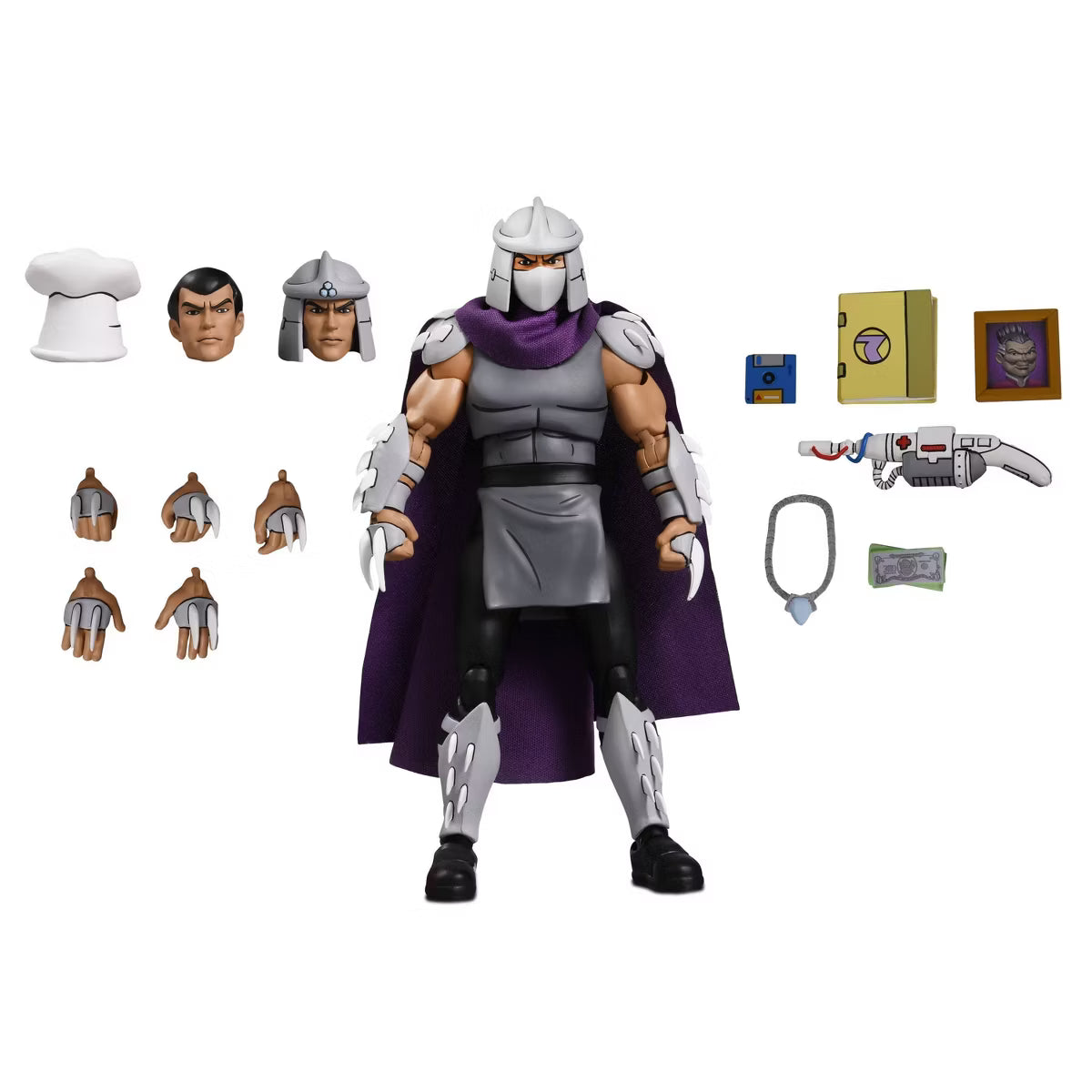 Ultimate Shredder Classic Colours - 7" Scale Action Figure - TMNT (Cartoon) - NECA Collectibles