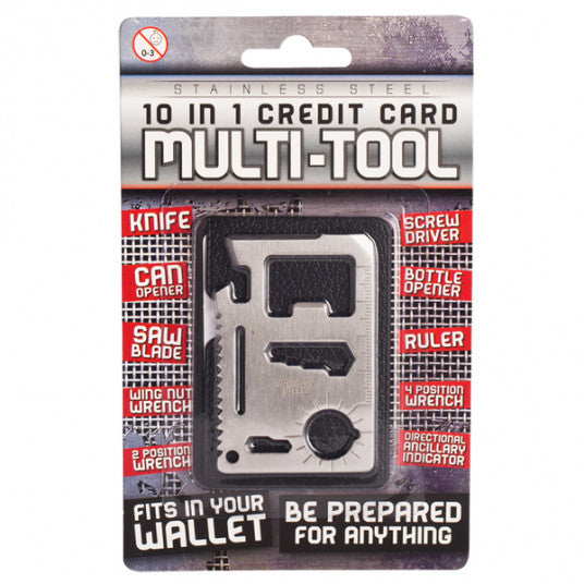 10-in-1 Credit Card Multi-Tool (card tool)