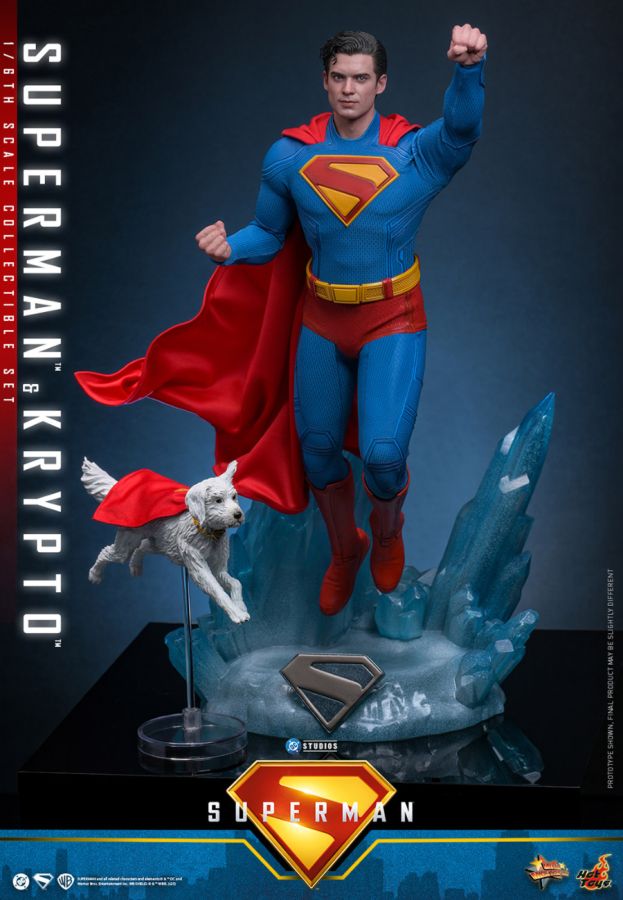 Superman (2025) - Superman & Krypto 1:6 Scale Collectable Action Figure Set **Pre-order**