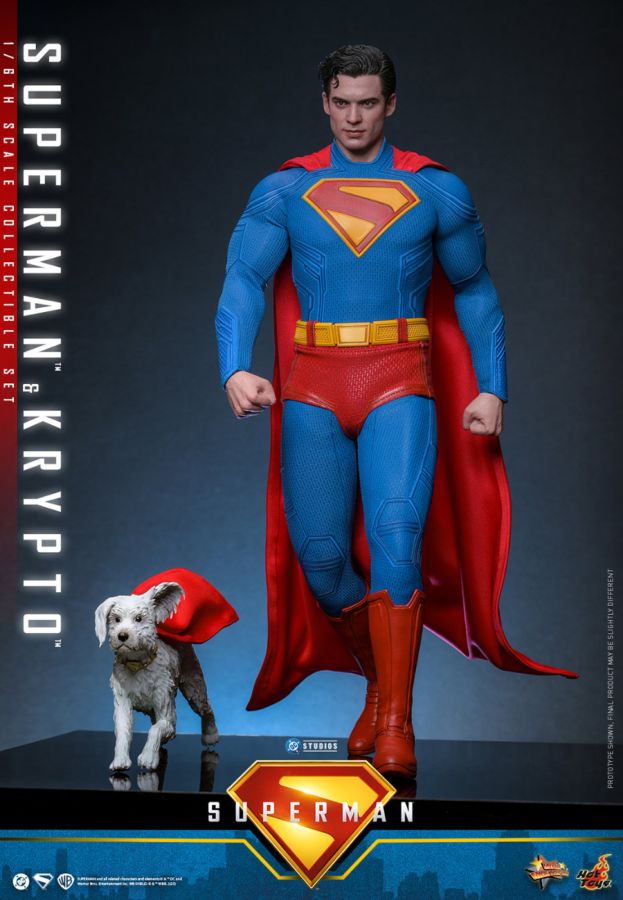 Superman (2025) - Superman & Krypto 1:6 Scale Collectable Action Figure Set **Pre-order**