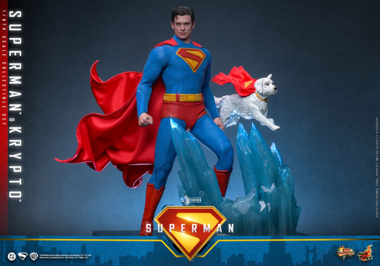 Superman (2025) - Superman & Krypto 1:6 Scale Collectable Action Figure Set **Pre-order**
