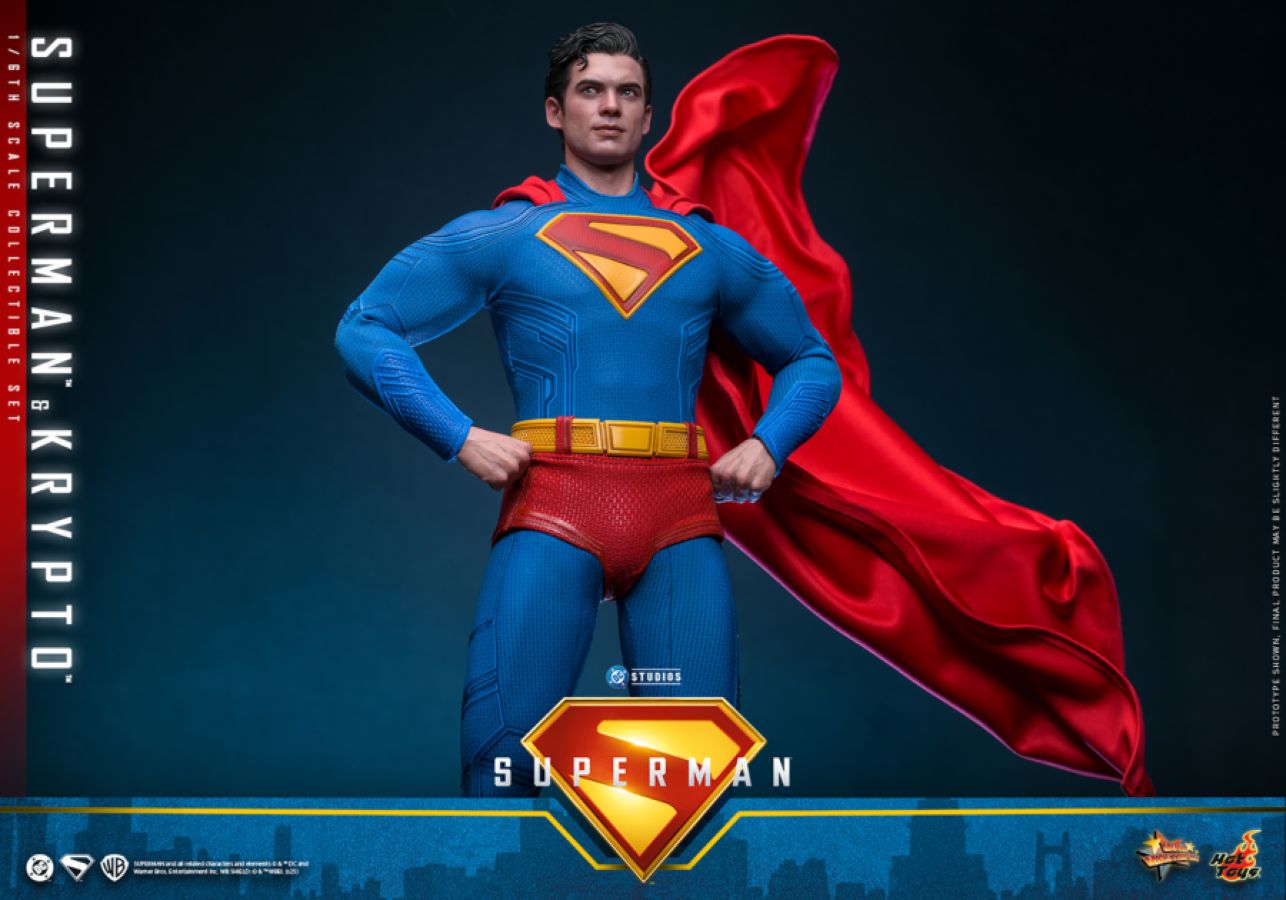 Superman (2025) - Superman & Krypto 1:6 Scale Collectable Action Figure Set **Pre-order**