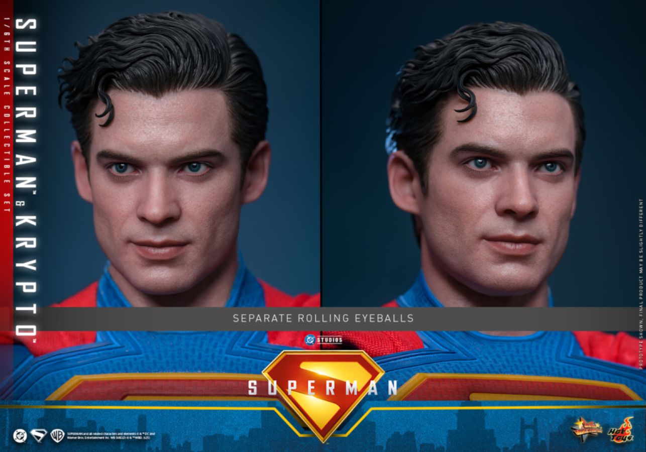 Superman (2025) - Superman & Krypto 1:6 Scale Collectable Action Figure Set **Pre-order**