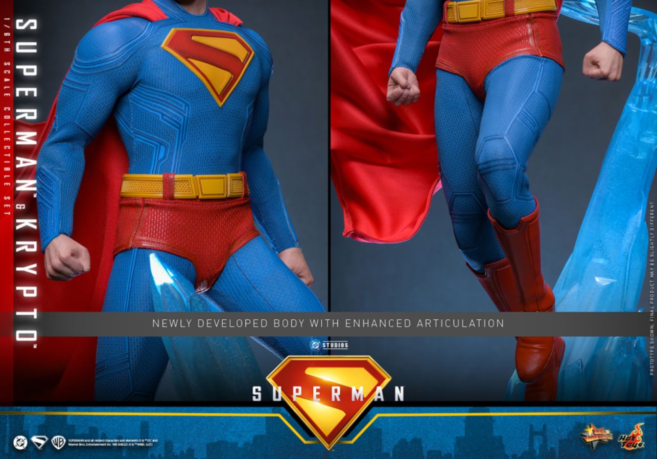 Superman (2025) - Superman & Krypto 1:6 Scale Collectable Action Figure Set **Pre-order**