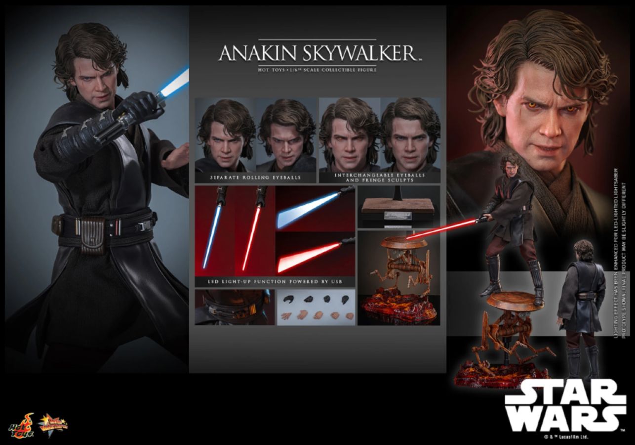 **Pre-Order** Star Wars: Revenge of the Sith - Anakin Skywalker 1:6 Scale Collectable Action Figure