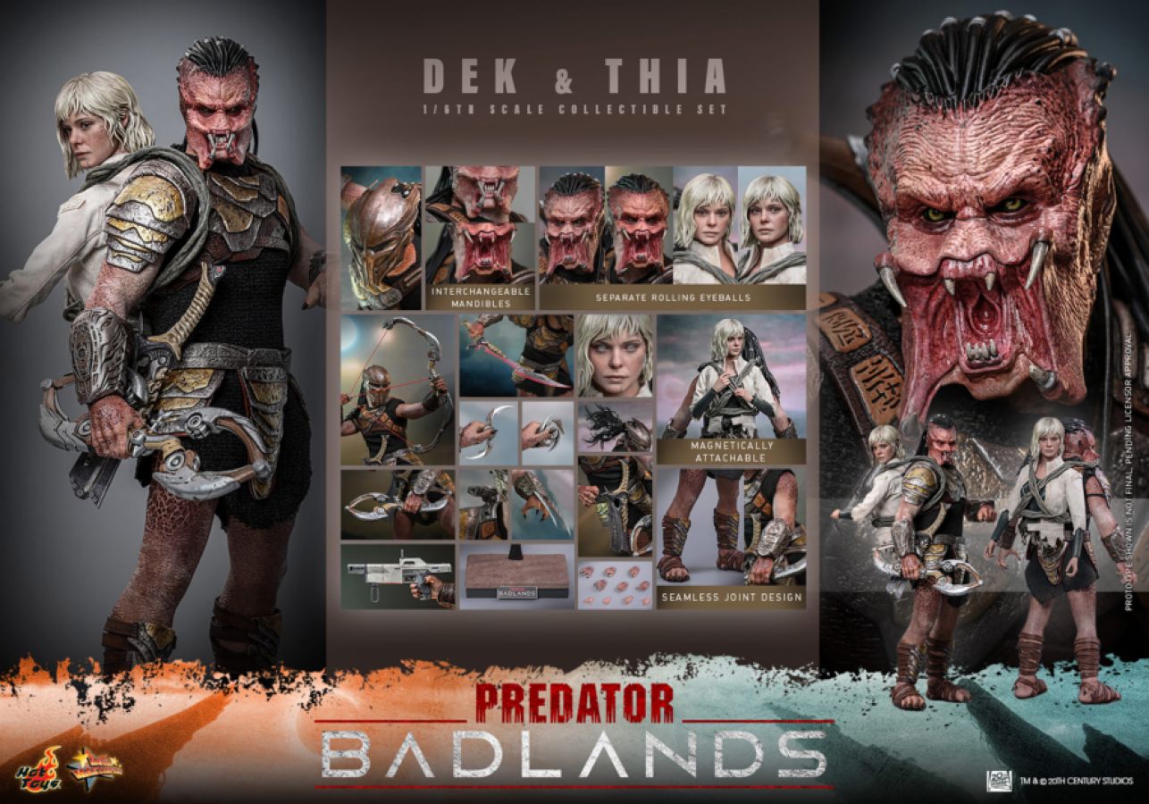 **Pre-order** Predator: Badlands - Dek and Thia 1:6 Scale Collectable Action Figure Set