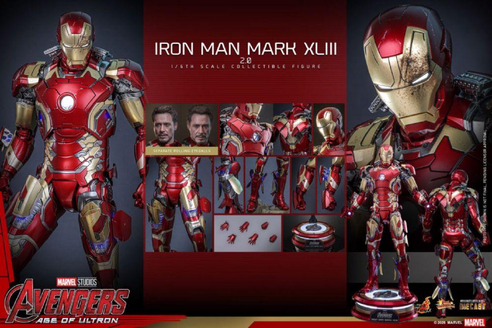 Avengers: Age of Ultron – Iron Man Mark XLIII (2.0) 1:6 Scale **Pre-order**