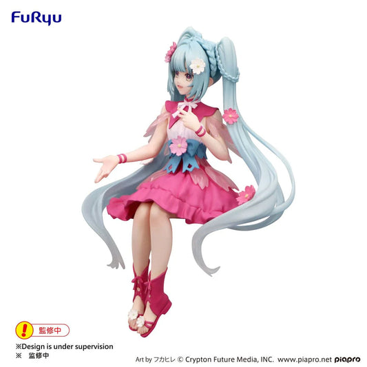 Hatsune Miku Noodle Stopper PVC Statue Flower Fairy Cosmos 14cm