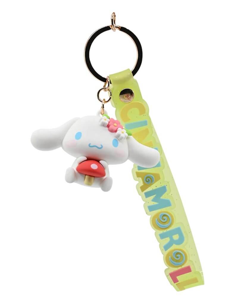 HELLO KITTY - Keychain w/hand strap - Cinnamoroll PDQ- Assorted
